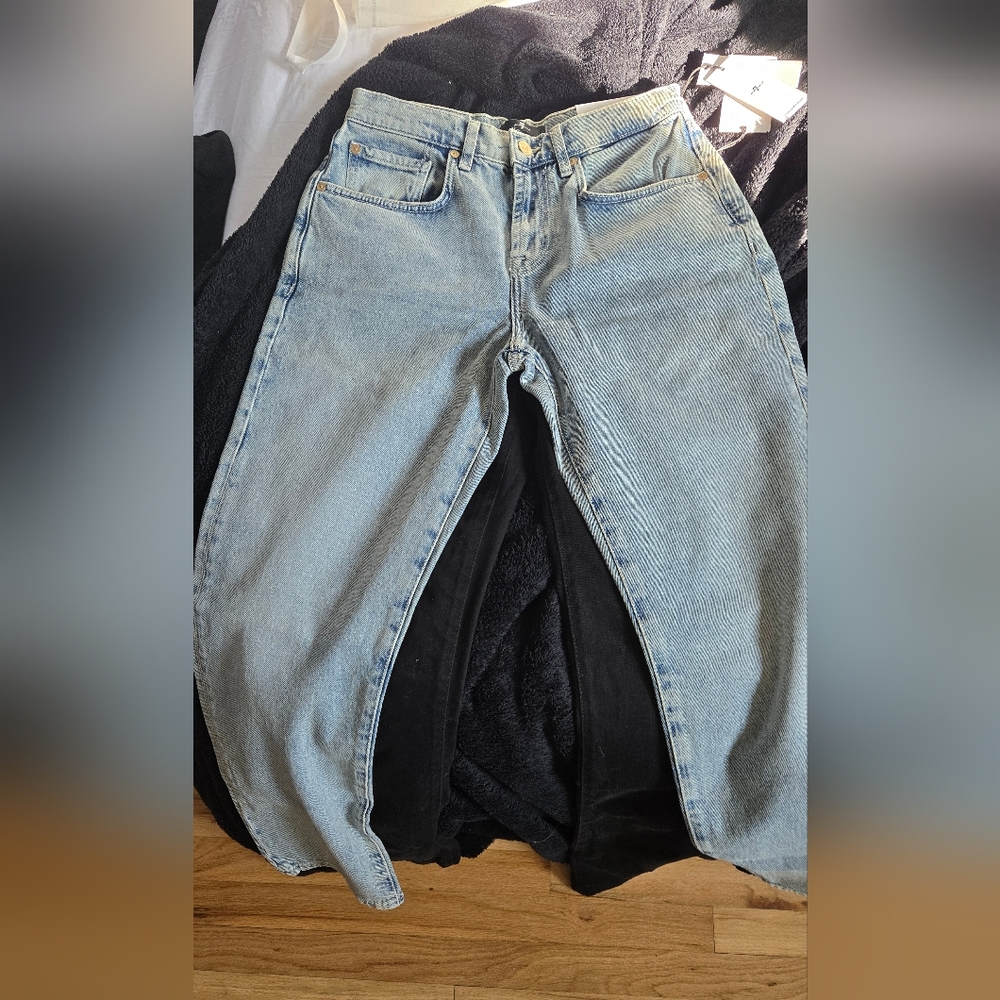 7 for mankind light Blue Women's wash Mom Jeans
